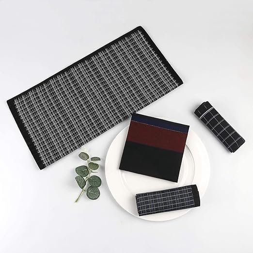 Black Cotton Handkerchiefs
