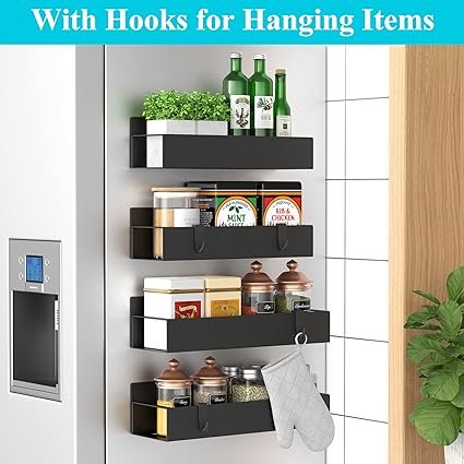 Magnetic Spice Storage Rack Organizer