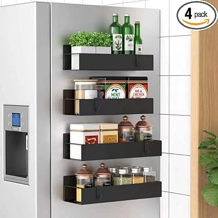 Magnetic Spice Storage Rack Organizer