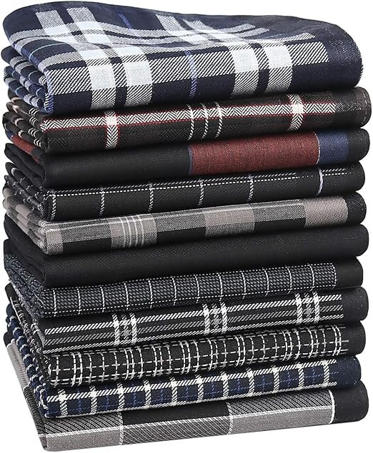 Black Cotton Handkerchiefs